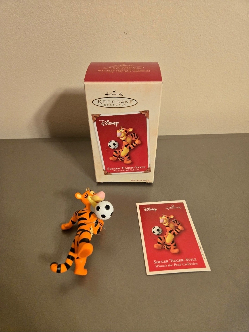 Hallmark Keepsake Disney Winnie The Pooh Soccer Tigger-Style Christmas Ornament